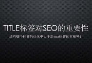 網站標題title對seo優化的重要性