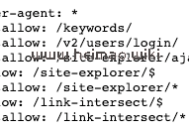 什么是robots.txt爬蟲協議,規范的robots文件怎么寫